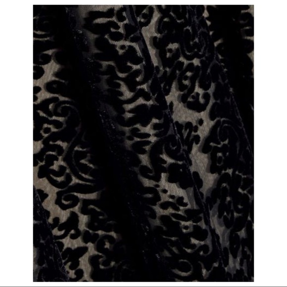 ALICE + OLIVIA COLD-SHOULDER VELVET MIDI DRESS - Picture 4 of 8